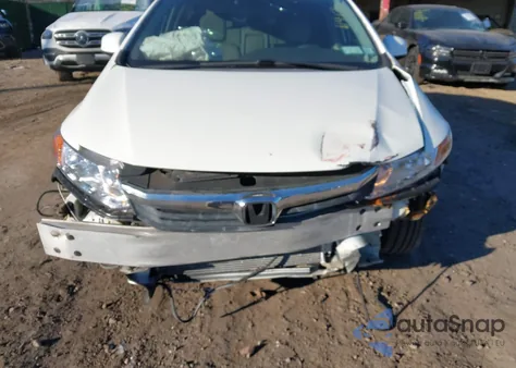 2012 Honda Civic Ex z USA, uszkodzony, nr VIN 19XFB2F86CE311019